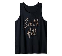 South Hill Washington Diseño Elegante Vintage Camiseta sin Mangas