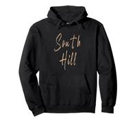 South Hill Washington Diseño Elegante Vintage Sudadera con Capucha