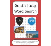 South Italy Word Search Puzzle Book: Words Search With Easy To Read Print about Southern Italy cities, Travel & More | 6x9 inches, 112 pages | 56 ... Cities Word Search Puzzle Book Series)