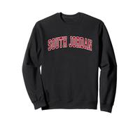 South Jordan Utah UT Vintage Deportes Diseño Rojo Diseño Sudadera
