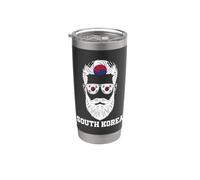 South Korea Flag South Koreans Vaso térmico de acero inoxidable de doble pared