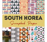 South Korea scrapbook paper: 12 Double Sided Craft Paper For Card Making, Origami & DIY Projects, Junk Journal