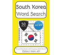 South Korea Word Search Book: Words Search With Easy To Read Print about South Korea, Travel, Culture and More | 6x9 inches, 100 pages | 50 puzzles. ... The World in 80 Countries Word Search Books)
