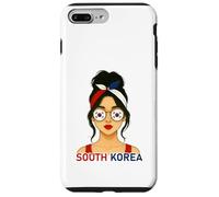 South Korean Girl South Korea Flag South Korean Girlfriend Carcasa para iPhone 7 Plus/8 Plus