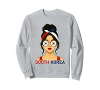 South Korean Girl South Korea Flag South Korean Girlfriend Sudadera