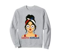 South Korean Girl South Korea Flag South Korean Girlfriend Sudadera