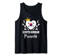South Korean Princess South Korea Flag South Korean Girl Camiseta sin Mangas