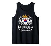 South Korean Princess South Korea Flag South Korean Girl Camiseta sin Mangas