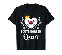 South Korean Queen South Korea Flag Proud South Korean Woman Camiseta