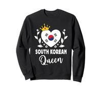 South Korean Queen South Korea Flag Proud South Korean Woman Sudadera