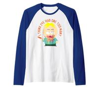 South Park Butters I Think I've Had One Too Many Cartoon Camiseta Manga Raglan