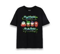 South Park Camiseta de Mens Eric Kenny Stan Kyle Serie Graffiti Logo Top