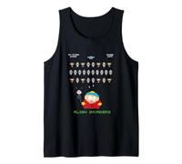 South Park Cartman Alien Invaders 8-Bit Pixel Camiseta sin Mangas
