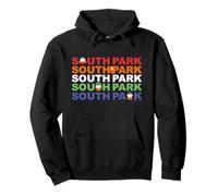 South Park Cartman Kenny Kyle & Stan Texto en color Sudadera con Capucha