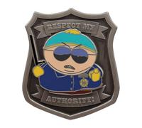 South Park Cartman Police Pin Badge - Edición limitada 9.995, numerado individualmente