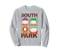 South Park Character Grid Distressed Funny Cartoon Sudadera