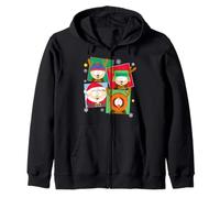South Park Christmas Eric Stan Kyle & Kenny Festive Costumes Sudadera con Capucha