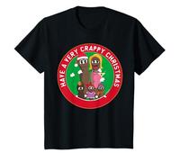 South Park Christmas Mr Hankey Poo Family Mal Christmas Retro Camiseta