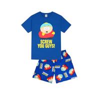 South Park Conjunto de pijama corto Cartman para hombre, azul, S