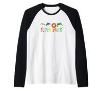 South Park Eric, Kenny, Kyle & Stand Cabezas flotantes Camiseta Manga Raglan