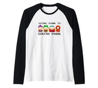 South Park Going Down To South Park Pixel Friends Camiseta Manga Raglan