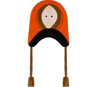 South Park - Gorro de Punto de Invierno Peruano Kenny Mccormick con borlas, Naranja, Talla única, Naranja, Talla única