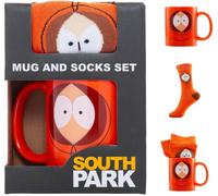 Pyramid International SOUTH PARK (KENNY) - Juego de taza y calcetín para hombre, divertido diseño Kenny, incluye calcetines acogedores, duraderos y aptos para microondas, impresionante opción para uso