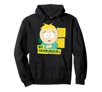 South Park Kyle Hamburguesas Comedia Shock Pose Dibujos Animados Retro Sudadera con Capucha