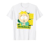South Park Kyle Hamburguesas Comedia Shock Pose Retro Dibujos Animados Camiseta