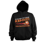 South Park Licenciado Oficialmente They Killed Kenny! Sudaderas con Capucha (Negro), L
