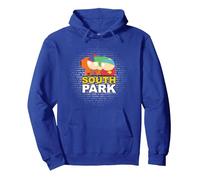 South Park Lyrics Sudadera con Capucha, Unisex para Adultos, Azul Real, L