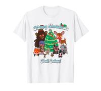 South Park Merry Christmas Hail Satan Critters Funny Cartoon Camiseta