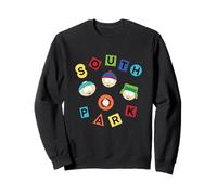 South Park Multi Color Friend Group Faces Sudadera