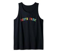South Park Multi-Color Friend Group Front & Back Camiseta sin Mangas