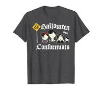 South Park Non-Conformists Goths Halloween Funny Cartoon Camiseta, Hombre, Jaspeado Oscuro, L
