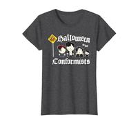 South Park Non-Conformists Goths Halloween Funny Cartoon Camiseta, Mujer, Jaspeado Oscuro, L