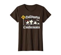 South Park Non-Conformists Goths Halloween Funny Cartoon Camiseta, Mujer, Marrón, XL