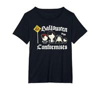 South Park Non-Conformists Goths Halloween Funny Cartoon Camiseta, Mujer Tallas Grandes, Negro, 4XL Grande