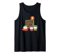 South Park Pandilla con Cartel Camiseta sin Mangas