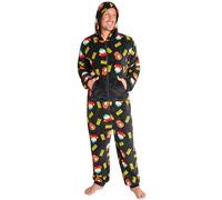 South Park Pijamas Enteros Adultos Pijama de Una Pieza Invierno Onesie Calentito Monos para Hombre y Adolescente Ropa de Dormir (2XL, Multi)