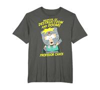 South Park Professor Chaos Destruction & Doom Camiseta, Hombre Tallas Grandes, Asfalto, 2X Alto