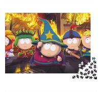South_Park Puzzle De Madera 1000 Piezas para Adultos - Rompecabezas Creativo DIY Cartoon, Juego De Habilidad, Decoración De Pared 500pcs (52x38cm)