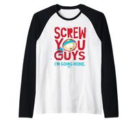 South Park Screw You Guys I'm Going Home Eric Cartman Quote Camiseta Manga Raglan
