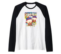 South Park Stan Hip Hop Rap Pose Street Art Boom Caja clásica Camiseta Manga Raglan