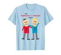 South Park Terrance and Phillip Camiseta, Hombre, Azul Bebé, 3XL