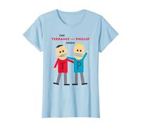 South Park Terrance and Phillip Camiseta, Mujer, Azul Bebé, XS