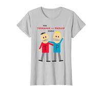 South Park Terrance and Phillip Camiseta, Mujer, Plata, XXL