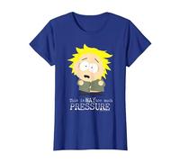 South Park Tweek Tweak Too Much Pressure Camiseta, Mujer, Azul Real, M
