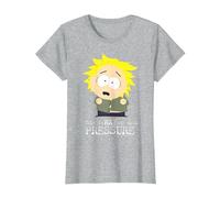 South Park Tweek Tweak Too Much Pressure Camiseta, Mujer, Gris Jaspeado, 3XL