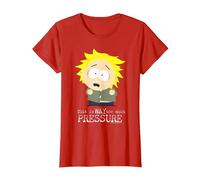South Park Tweek Tweak Too Much Pressure Camiseta, Mujer, Rojo, M